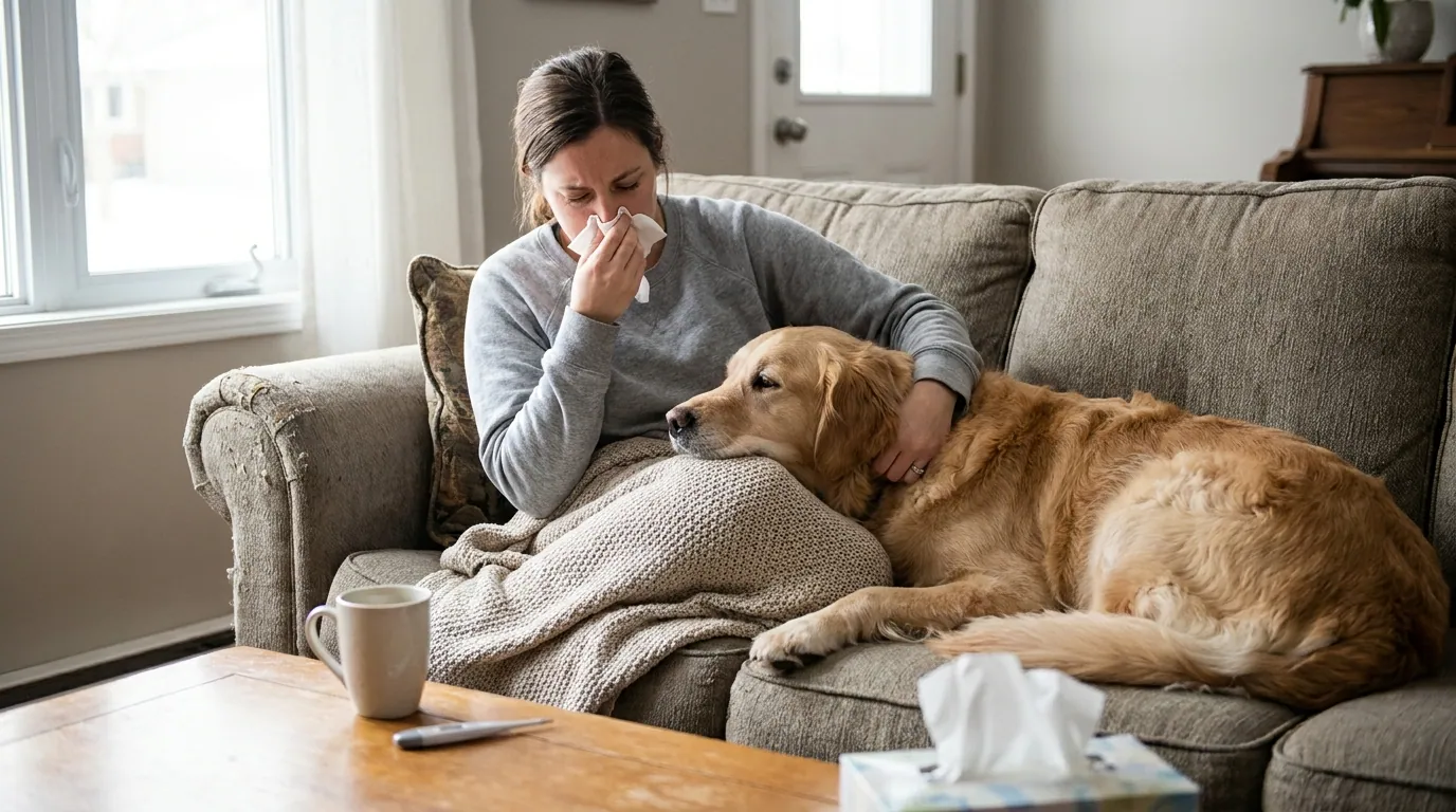 Can Dogs Get the Flu From Humans