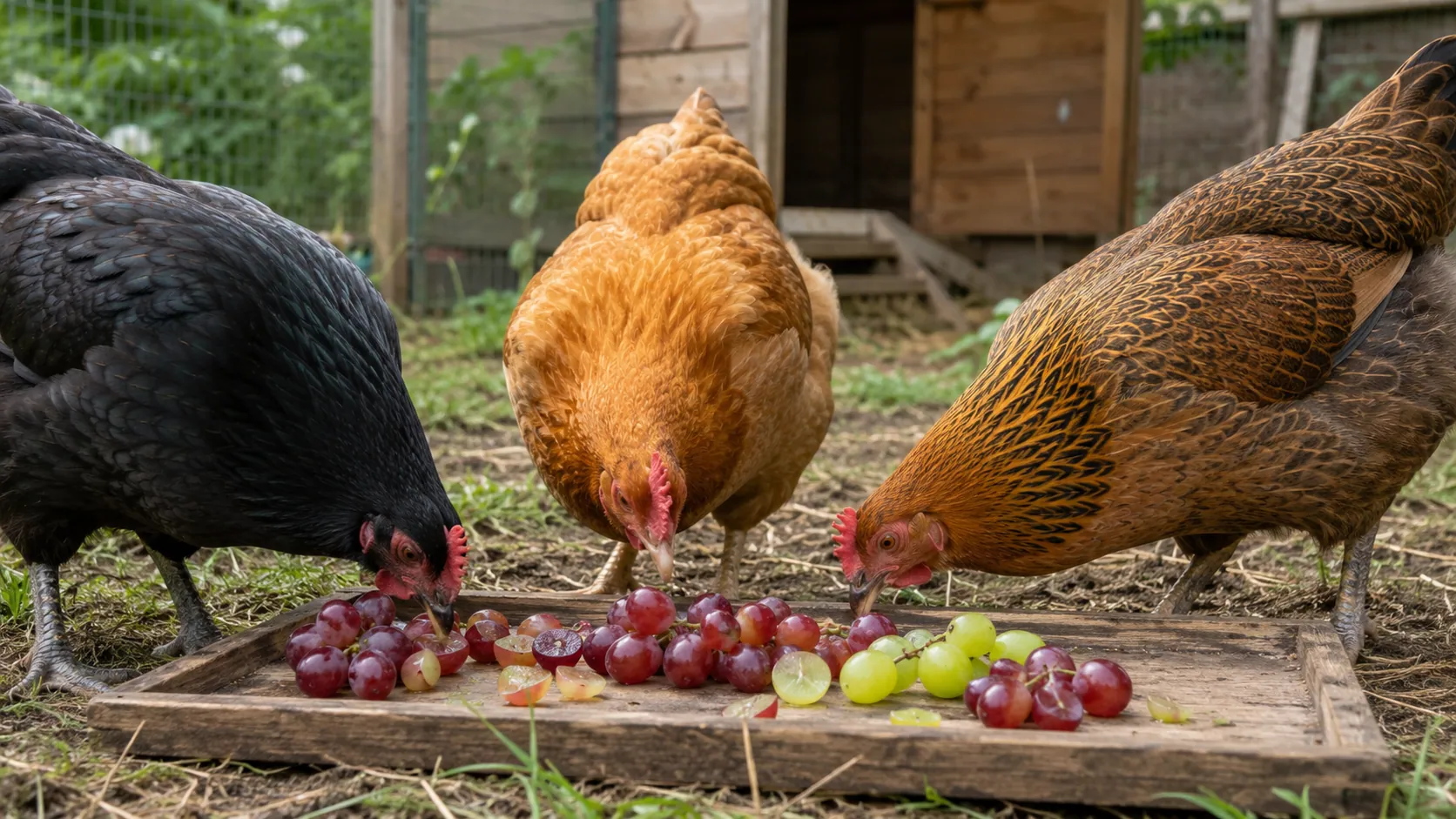 Can Chickens Eat Grapes